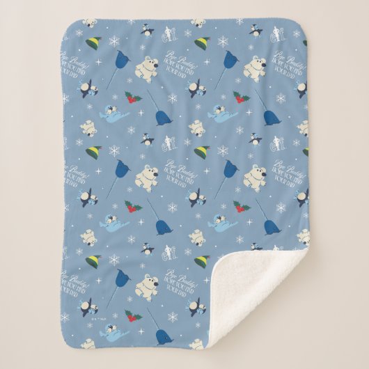 Tierfreunde "Bye Buddy" Wintermuster Sherpadecke (Vorderseite)