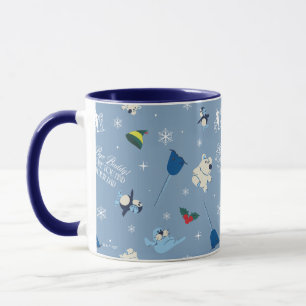 Tierfreunde "Bye Buddy" Wintermuster Tasse
