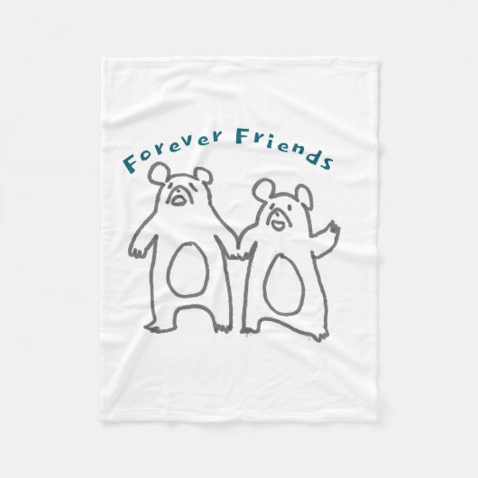 Tierfreunde Fleecedecke (Vorderseite)