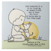 Tierfreunde Fliese (Vorderseite)