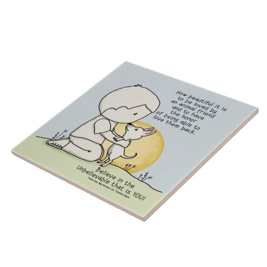 Tierfreunde Fliese (Seite)