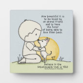 Tierfreunde Fotoplatte (Vorderseite)