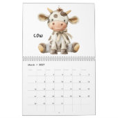 Tierfreunde für Kinder, Wasserfarbe Kalender (Mär 2027)