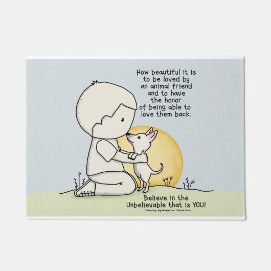 Tierfreunde Fußmatte (Vorderseite)