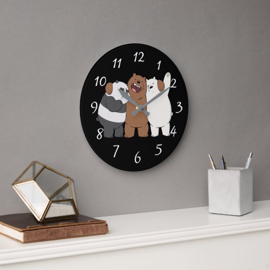 Tierfreunde Große Wanduhr (Büro)