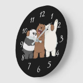 Tierfreunde Große Wanduhr (Winkel)