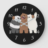 Tierfreunde Große Wanduhr (Vorderseite)