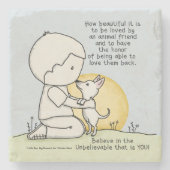 Tierfreunde Steinuntersetzer (Vorderseite)