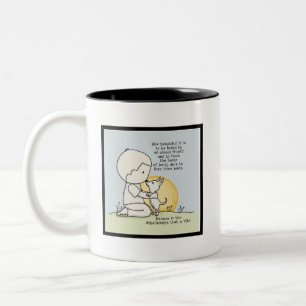 Tierfreunde Zweifarbige Tasse