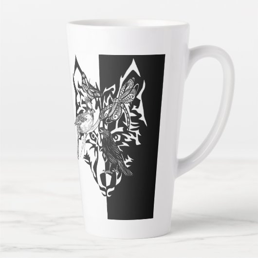 Tierführer 6" groß milchtasse (Rechts)