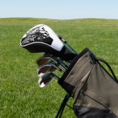 Tierführer in Schwarz-Weiß Golf Head Cover Golf Headcover (In SItu)