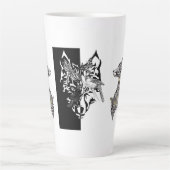 Tierführer Latte Tasse (Vorderseite)