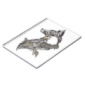 Tierführer von Wolf, Holzschwanz, Adler, Schildkrö Notizblock (Linke Seite)