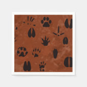 Tierfuß Napkins Serviette (Vorderseite)