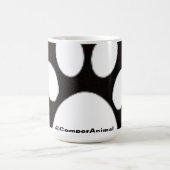 Tierfußabdruck Kaffeetasse (Mittel)