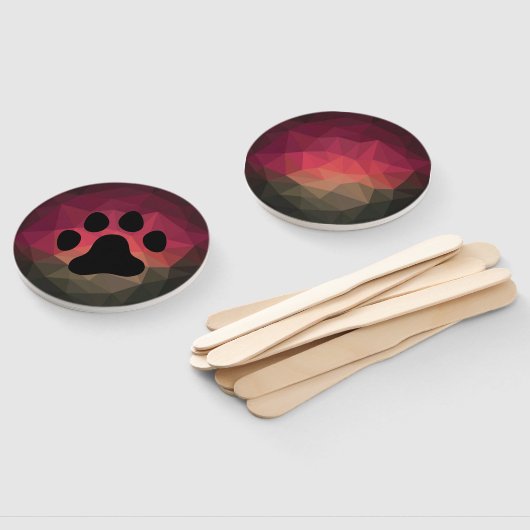 Tierfußabdruck, Katzen-/Hundepuppe Fächer (Non-assembled)