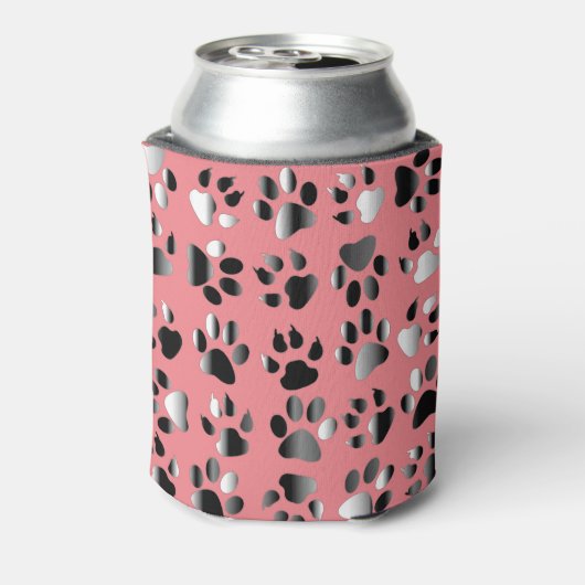 Tierfußdrucke Dosenkühler (Kanne Rückseite)