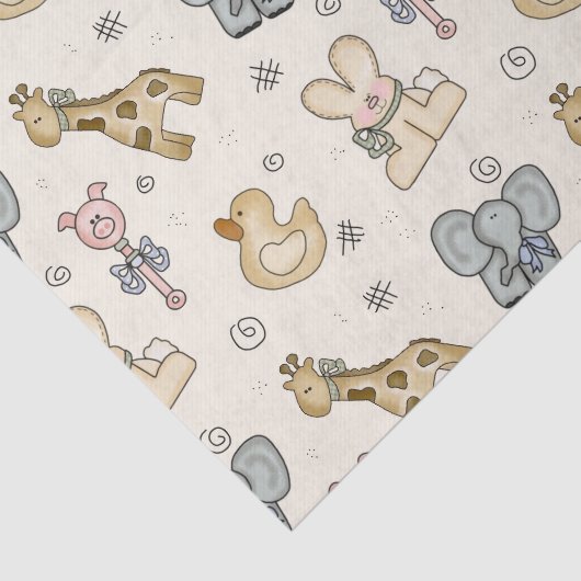 Tierfutter für Jungtiere, Schweine-Enten-Giraffe Seidenpapier (Ausschnitt)