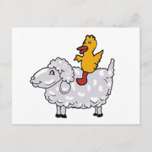 Tierfutter Postkarte