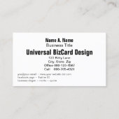 Tierfütterung Freiwillige Tiere Adorable Foto Visitenkarte (Rückseite)