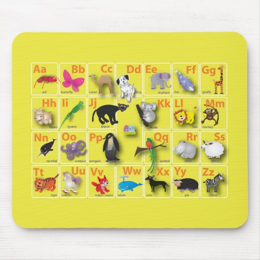 Tiergebiet auf meinem ABC Mousepad (Vorne)