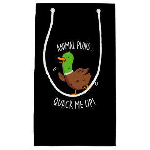 Tiergebläse quack Me up Funny Duck Puck Dark BG Kleine Geschenktüte