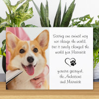 Tiergedicht Personalisierter Tierarzt Hunde Foto a