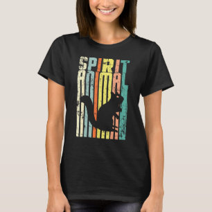 Tiergeist Eichhörnchen Vintage abgenutzt Retro De T-Shirt
