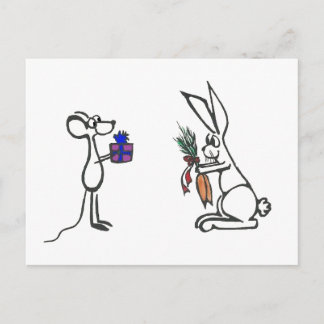 Tiergeschenk-Austausch Blank-Postkarte Postkarte