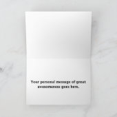 Tiergeschenk-Austausch-kundenspezifische Feiertagskarte (Innenseite)