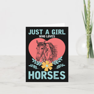 Tiergeschenk Reiten Karte