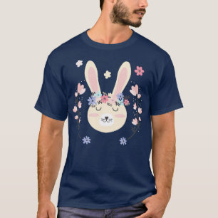 Tiergeschenk Vintages Kaninchen T-Shirt