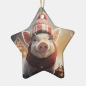Tiergeschenke, Farm-Lover-Geschenk, Niedliches Sch Keramik Ornament (Links)