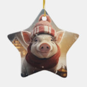 Tiergeschenke, Farm-Lover-Geschenk, Niedliches Sch Keramik Ornament (Hinten)