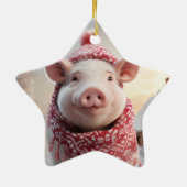 Tiergeschenke, Farm-Lover-Geschenk, Niedliches Sch Keramik Ornament (Hinten)
