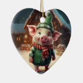 Tiergeschenke, Farm-Lover-Geschenk, Niedliches Sch Keramik Ornament (Rechts)