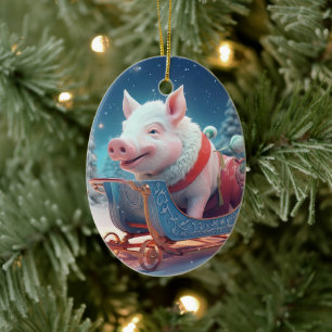 Tiergeschenke, Farm-Lover-Geschenk, Niedliches Sch Keramik Ornament