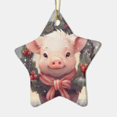 Tiergeschenke, Farm-Lover-Geschenk, Niedliches Sch Keramik Ornament (Links)