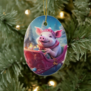 Tiergeschenke, Farm-Lover-Geschenk, Niedliches Sch Keramik Ornament