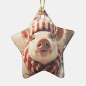 Tiergeschenke, Farm-Lover-Geschenk, Niedliches Sch Keramik Ornament (Links)