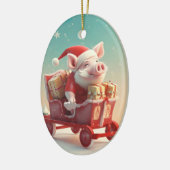Tiergeschenke, Farm-Lover-Geschenk, Niedliches Sch Keramik Ornament (Links)
