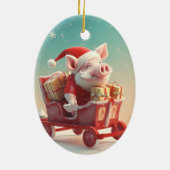 Tiergeschenke, Farm-Lover-Geschenk, Niedliches Sch Keramik Ornament (Hinten)