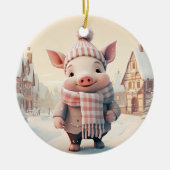 Tiergeschenke, Farm-Lover-Geschenk, Niedliches Sch Keramik Ornament (Vorne)