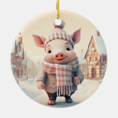 Tiergeschenke, Farm-Lover-Geschenk, Niedliches Sch Keramik Ornament (Hinten)