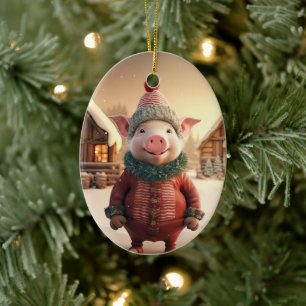 Tiergeschenke, Farm-Lover-Geschenk, Niedliches Sch Keramik Ornament