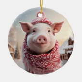 Tiergeschenke, Farm-Lover-Geschenk, Niedliches Sch Keramik Ornament (Vorne)