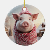 Tiergeschenke, Farm-Lover-Geschenk, Niedliches Sch Keramik Ornament (Hinten)