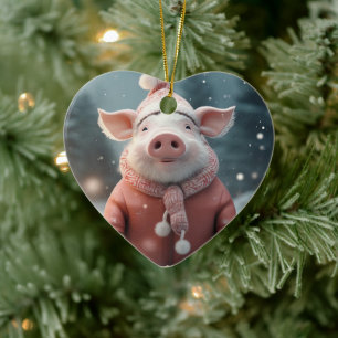 Tiergeschenke, Farm-Lover-Geschenk, Niedliches Sch Keramik Ornament