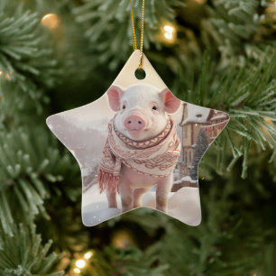 Tiergeschenke, Farm-Lover-Geschenk, Niedliches Sch Keramik Ornament