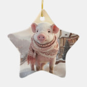 Tiergeschenke, Farm-Lover-Geschenk, Niedliches Sch Keramik Ornament (Vorne)